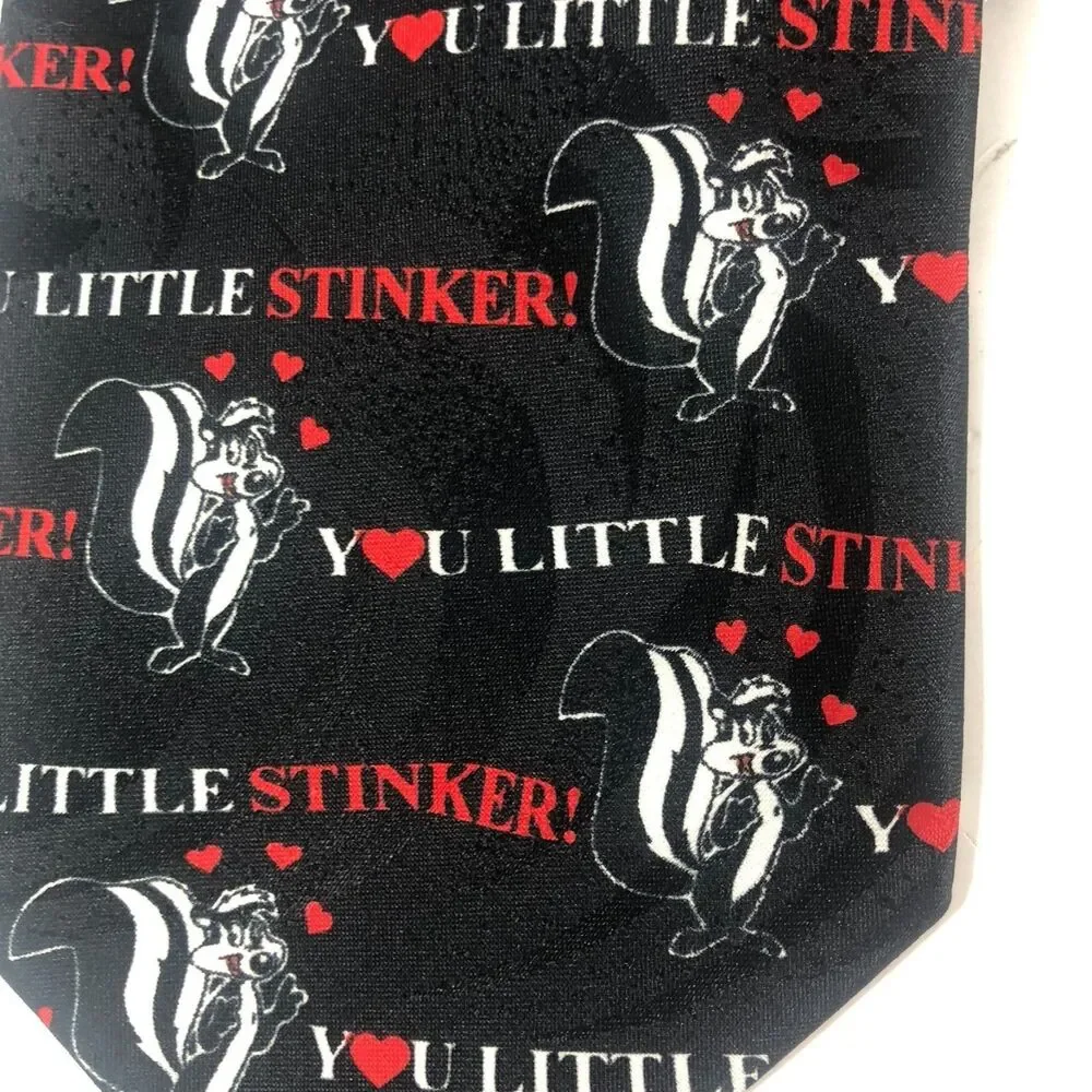 Vtg 90s Looney Tunes Necktie Lot Elmer Fudd Mermaid Pepé Le Pew Christmas Bugs